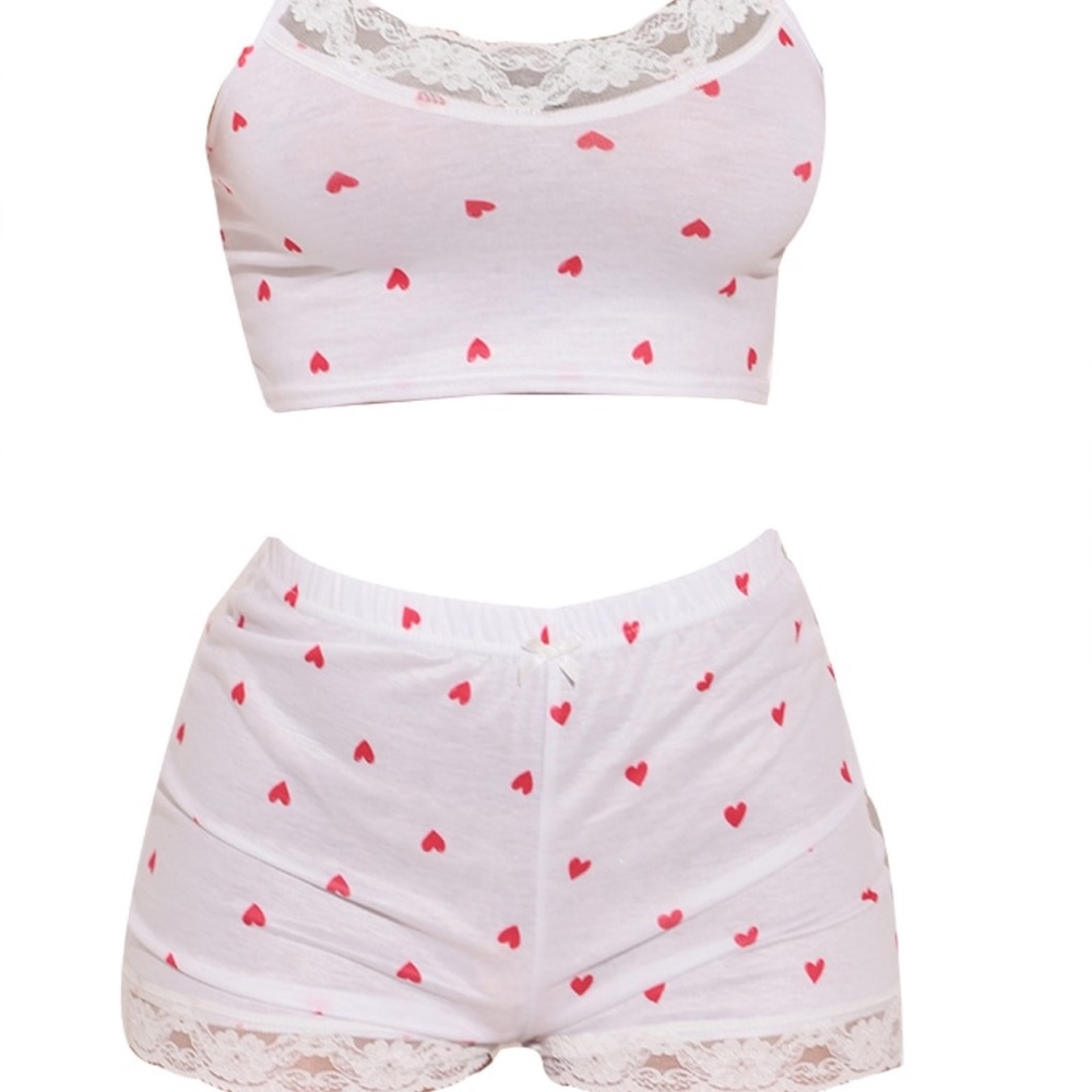 PLT heart pj set